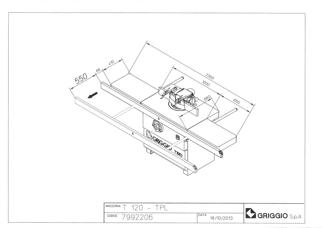 чертеж T 120 TR-PL