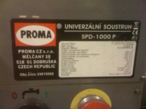 токарный станок proma spd-1000p