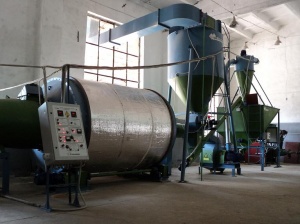 линию для производства пеллет производительностью 5 тонн в час (Китай)