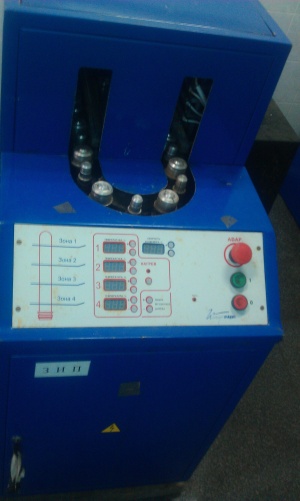 Полуавтомат для изготовления ПЭТ-бутылок методом выдува VPM-8