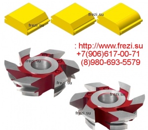 ДИ-14.25(27) Набор фрез для изготовления доски с профилем "Имитация бруса"