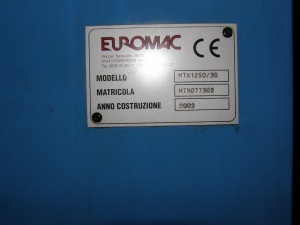 Координатно-пробивной пресс EUROMAC MTX1250/30