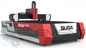 Волоконный лазер, Лазерно-волоконный станок, ЧПУ станок для резки металла SUDA FC 1530