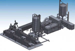 Самый компактный завод производства гранул, пеллет MOPS