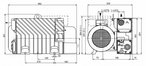 Вакуумный насос Pneumofore uvl 60