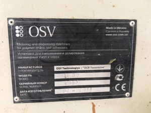 Полиуретановый заливочный станок OSV L60