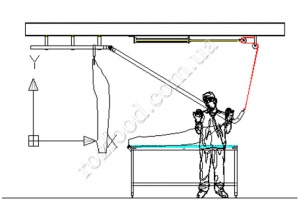 Подвесные пути, подвесной инвентарь в цех убоя КРС, МРС, свиней от производителя РОЗФУД