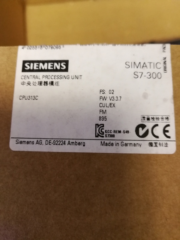 Программируемый логический контроллер (PLC) Siemens Simatic S7-313C