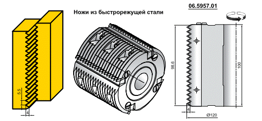 Фрезы для продольного сращивания материала (06.XX.XX)