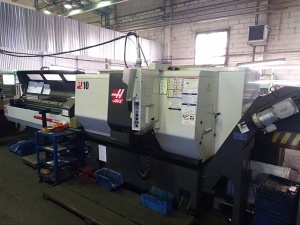 Haas ST-10, servo bar 300