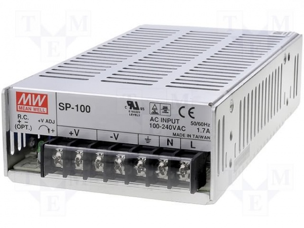 SP-100-12 mean well Импульсный блок питания 100W, 12V, 0-8.5A