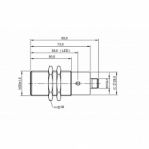 BES 516-327-G-S4-H Индуктивный датчик М30, PNP NO, дист. 15 мм., разъем М12 Balluff