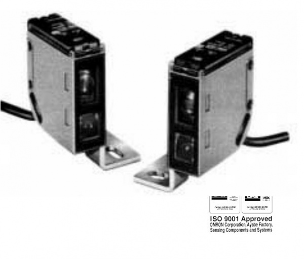 E3S-CL2-2M Фотодатчик диффузн. NPN/PNP дист 50-500 мм, с кабелем Omron