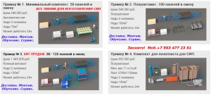 Оборудование для производства сип панелей