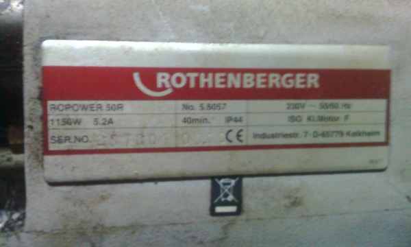 Резьбонарезной станок ROTHENBERGER ROPOWER 50 R до 2" (Ропауэр 50 R)