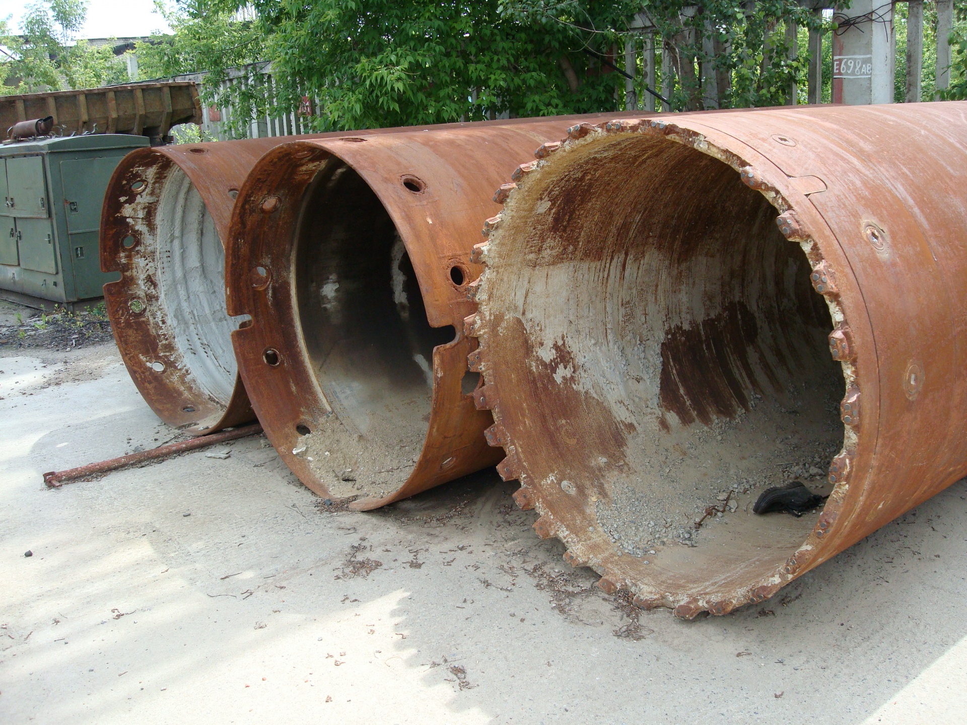 Трубы стальные обсадные инвентарные, диаметр 1000 мм