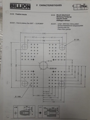 Термопластавтомат Bilion H1300/320 (Франция)