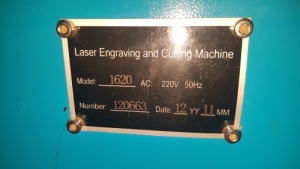 Лазернораскроечный станок LM1620