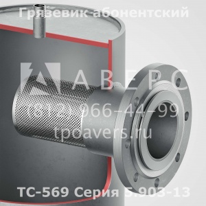 Грязевик ТС-569.00.000-11 абонентский Ду 80 Ру 1,6