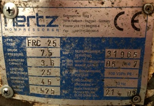 компрессор Hertz (Германия)