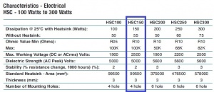 Резистор HSC15010RJ (150W, 10R, 5%)