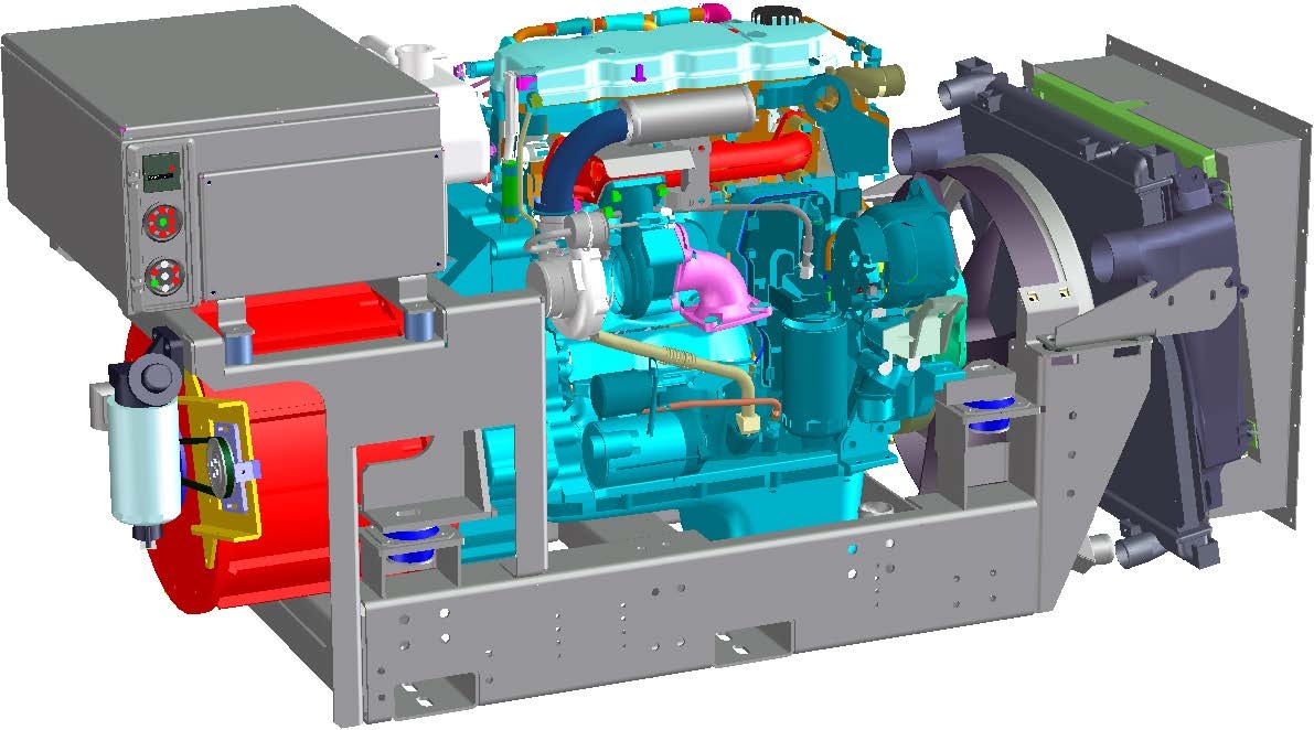 Дизель-генераторная установка APU 100 DIPME производства KIRSCH GmbH -  Биржа оборудования ProСтанки