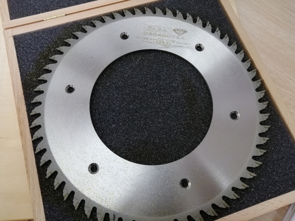 Алмазный диск PD-404 250×4.0/3.0×130 z=58 GW L (FABA) D4040076AL