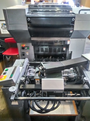 4-х красочная Presstek 52DI формата 520 х 375 по широкой стороне с системой изготовления печатных форм и автоматической подготовкой к печати