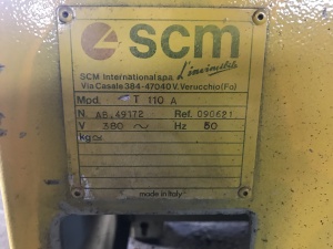 Фрезерный станок по дереву scm 110a