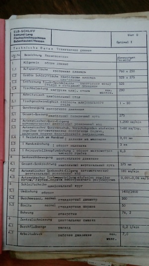 Плоскошлифовальный станок ELB (Германия) прецизионный