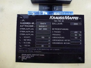 Термопластавтомат Krauss Maffei KM 150-700 C2(2000 г)
