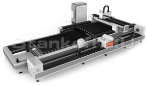 Оптоволоконный лазер для резки листов и труб со сменным столом LF3015GCR/3000 IPG