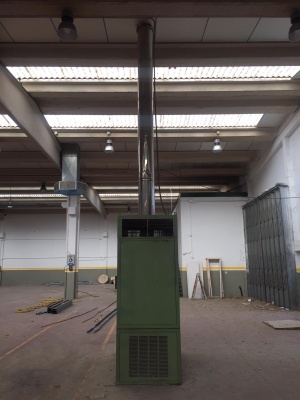 INDUSTRIAL HOT AIR GENERATOR USED (INCLUDED SHIPPING COST )