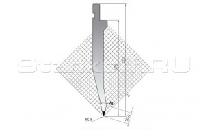 Пуансон прямого типа TOP.205-26-R08