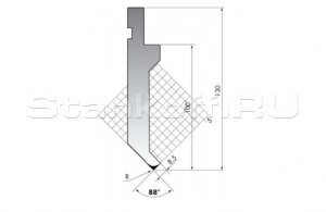 Пуансон P.130-88-R08