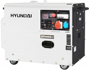 Дизельный генератор Hyndai DHY 8000SE-3