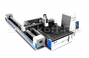 Оптоволоконный лазерный станок для резки листов металла и труб TC-F3015T/4000 IPG