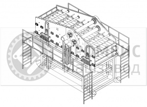 Грохот самобалансный тяжелый гист-72 (в агрегате)