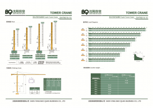 Башенный кран BQ GHT6015-10