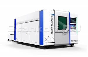 Оптоволоконный лазерный резак по металлу закрытого типа TC-P3015/6000 IPG