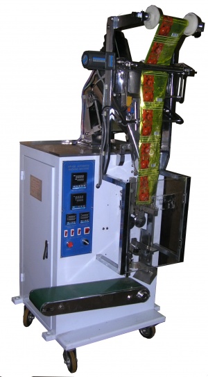Фасовочное оборудование, станок упаковки саше или стик пакет - автомат фасовки порошков HP100P, машина шнек дозатор