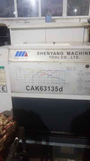 трубонарезной станок с чпу модель CAK63135d