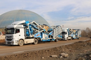 Mobile Concrete Batching Plant PROMAX M60 SNG (60m³/h)