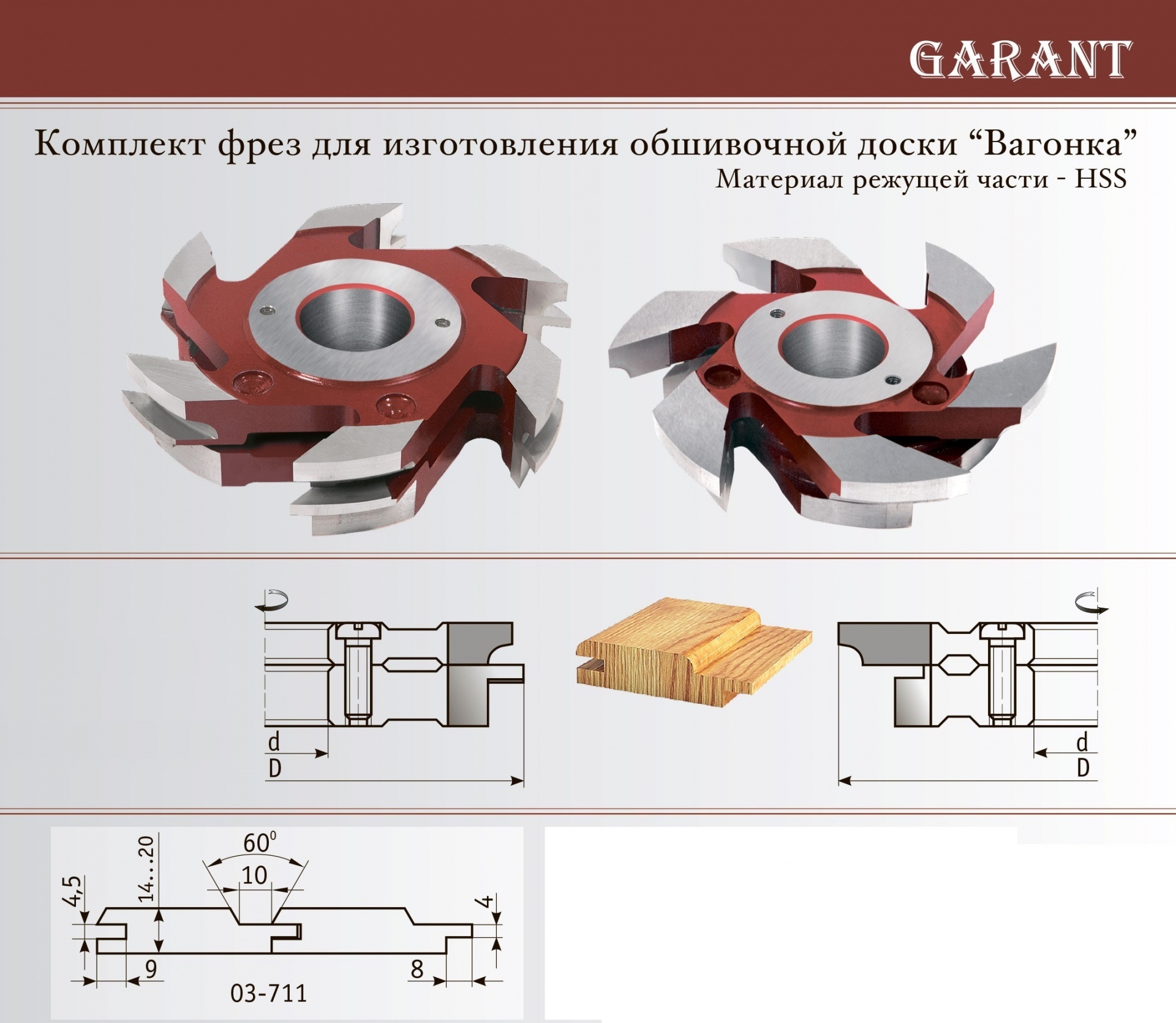 Купить Фрезы Для Вагонки На Четырехсторонний Станок