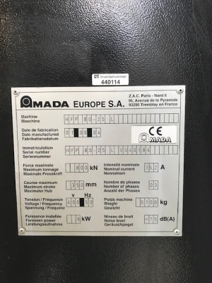 Amada HFP-8025/7 L