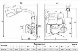 Мини заправка АЗС Sprut RSd-36. Полевая станция для топлива