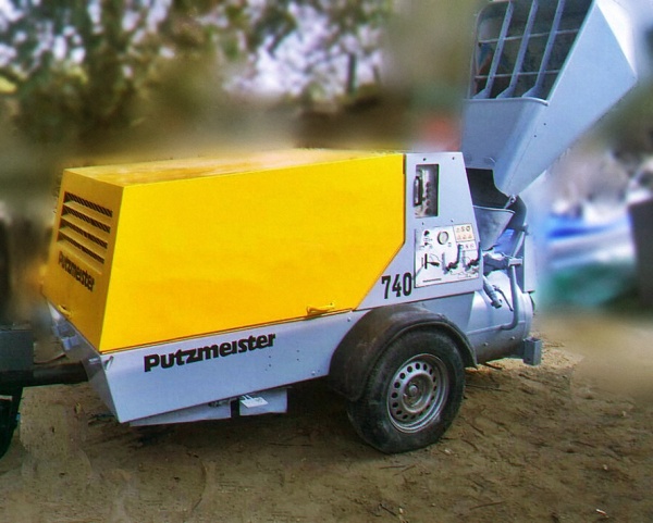 Растворонасос Putzmeister 740 со скипом