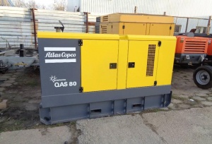 Дизельный генератор Atlas Copco QAS 80