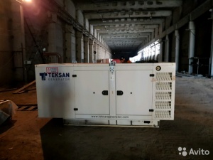 дизельный генератор ТЕКСАН производства Турция. Мощность 100-110 кВт