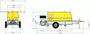 Стационарный бетононасос Schwing SP-1800